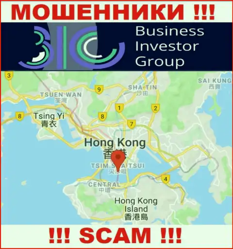 Оффшорное расположение БизнесИнвесторГрупп Ком - на территории Hong Kong
