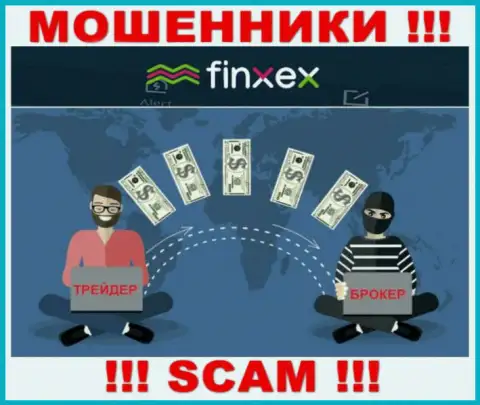 Finxex LTD - это ушлые интернет мошенники !!! Вытягивают средства у биржевых трейдеров хитрым образом