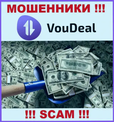 Невозможно получить вложения из ДЦ VouDeal, в связи с чем ни рубля дополнительно вводить не советуем
