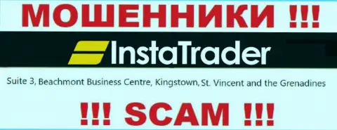 Suite 3, Beachmont Business Centre, Kingstown, St. Vincent and the Grenadines - это оффшорный адрес регистрации ИнстаТрейдер Нет, откуда МОШЕННИКИ обувают людей