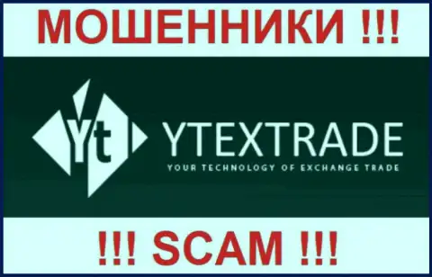 Лого мошеннического брокера YtexTrade