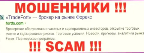 Fort Financial Services LTD - это ЛОХОТРОНЩИКИ !!! SCAM !!!
